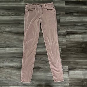 American eagle pink jeans.